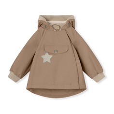 Mini A Ture beaver brown transitional jacket Wai fleece lining